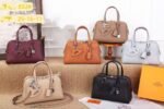 Light Gray 25cm Luxury Iconic Designer Bag - Image 4