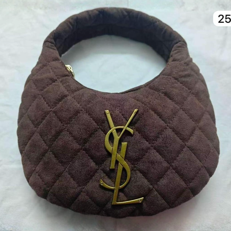 Screenshot 2026-05-23 at 20.36.27 Classic Cocoa Velour 25cm Luxury Iconic Designer Bag - Image 1