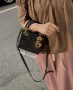 Dark Burgundy 14x18cm Luxury Iconic Designer Bag - Image 2