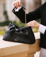 Black Moonline 28cm Luxury Iconic Designer Bag - Image 2