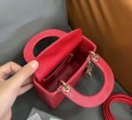 Bright Red 14x18cm Luxury Iconic Designer Bag - Image 2