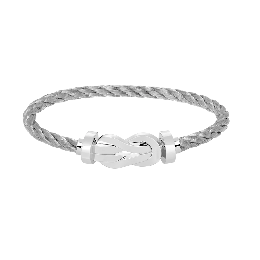 0B0097-6B0109-A_a356b2b3-76a1-480c-be60-39ea5dc30d58.webp FORCE LARGE HORSESHOE CLASP METAL BRACELET - 1. Silver wire rope - Image 1