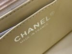 MINI RECTANGLE FLAP BAG 20CM YELLOW LAMBSKIN SILVER HARDWARE - Image 9