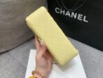 MINI RECTANGLE FLAP BAG 20CM YELLOW LAMBSKIN GOLD HARDWARE - Image 5