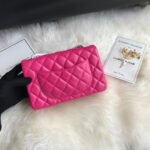 CC MINI 20 BAG IN BRIGHT PINK CALFSKIN WITH STRAP - Image 7