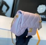 CHANEL 25S CLASSIC FLAP 19 CM IN MAUVE PINK CAVIAR LEATHER WITH GOLD HARDWARE - Image 17
