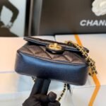 CHANEL 25S CLASSIC FLAP 19 CM IN BLACK CAVIAR LEATHER WITH GOLD HARDWARE - Image 14