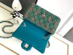 CC MEDIUM 20 CLASSIC BAG IN GREEN FOREST WOOL TWEED - Image 3
