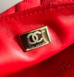 MINI RECTANGLE FLAP BAG 20CM RED CAVIAR SILVER HARDWARE - Image 3