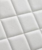 CHANEL 25S FLAP BAG 21 CM IN WHITE LAMBSKIN WITH GOLD HARDWARE - Image 14