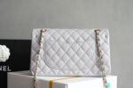 CHANEL 25S FLAP BAG 25.5 CM IN LIGHT GREY LAMBSKIN - Image 10