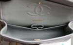 CHANEL 25S FLAP BAG 25.5 CM IN LIGHT GREY LAMBSKIN - Image 16