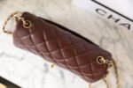 CHANEL 25S FLAP BAG 20 CM IN DARK BROWN LAMBSKIN WITH GOLD HARDWARE - Image 13