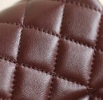 CHANEL 25S FLAP BAG 20 CM IN DARK BROWN LAMBSKIN WITH GOLD HARDWARE - Image 16