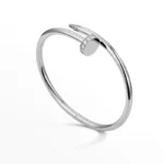 JUSTE BRACELET 3.5MM DIAMONDS - 17, Silver
