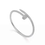 JUSTE BRACELET 3.5MM ALL DIAMONDS - Silver, 16
