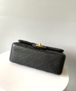 MINI RECTANGLE FLAP BAG 20CM BLACK CAVIAR GOLD HARDWARE - Image 6