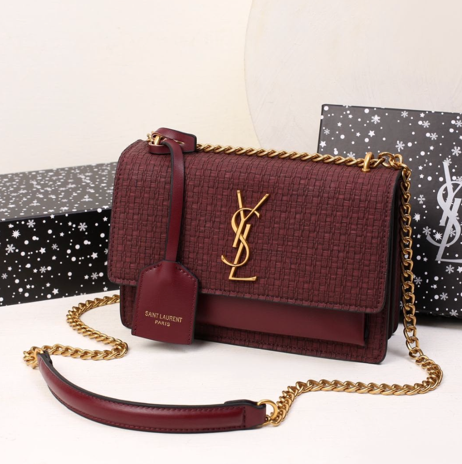 Screenshot 2026-06-22 at 01.14.06 Burgundy Bliss 22cm Luxury Iconic Designer Bag - Image 1