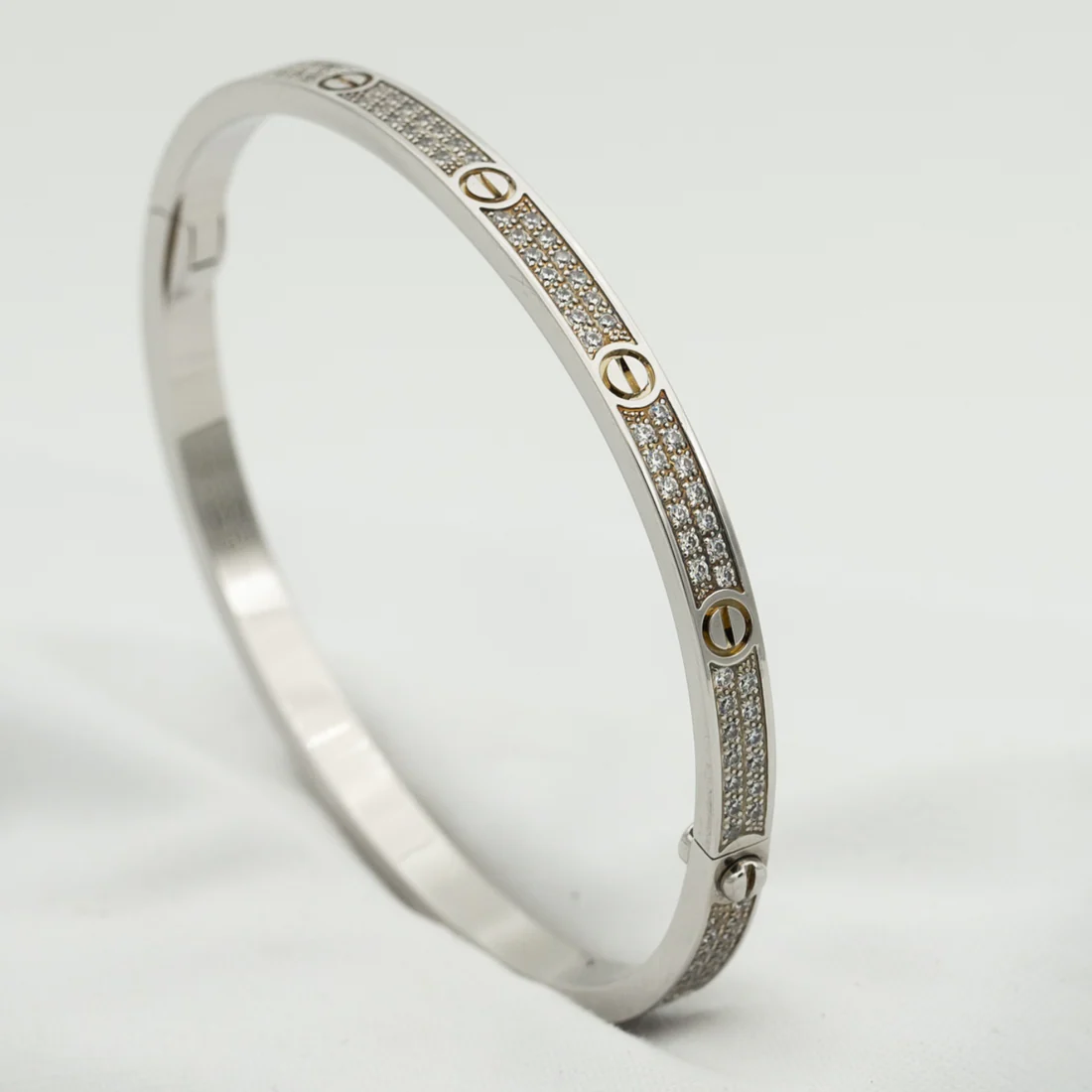 Thi_tk_ch_acoten_21_ccd04137-851e-466d-b3c9-7e84357f9837.webp LOVE BRACELET 3.65MM DIAMOND-PAVED - Silver, 16 - Image 1