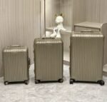 Medium Imperial Gold Luxury Iconic Designer Suitcase - Image 2