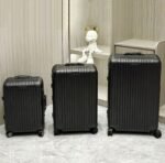 Medium Phantom Black Luxury Iconic Designer Suitcase - Image 2