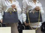 Pearl Noir 25 cm Luxury Iconic Designer Bag - Image 3