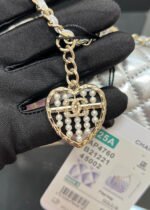 CHANEL 25S FLAP CHARM BAG 13 IN SILVER METALLIC LAMBSKIN - Image 21