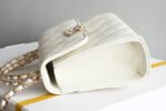 CHANEL 25S KELLY 14.5 CM IN WHITE LAMBSKIN - Image 4