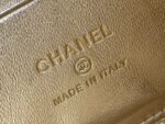 CHANEL 25S KELLY 18 CM IN GOLD LAMBSKIN - Image 8
