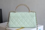 CHANEL 25S KELLY 18 CM IN MINT GREEN LAMBSKIN - Image 3