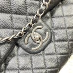 CHANEL 26S FLAP BAG 46 IN BLACK CAVIAR CALFSKIN - Image 7