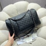 CHANEL 26S FLAP BAG 46 IN BLACK CAVIAR CALFSKIN - Image 5