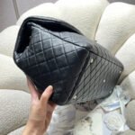 CHANEL 26S FLAP BAG 46 IN BLACK CAVIAR CALFSKIN - Image 8