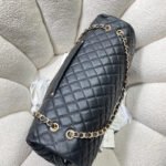 CHANEL 26S FLAP BAG 46 IN BLACK CAVIAR CALFSKIN WITH GOLD HARDWARE - Image 2