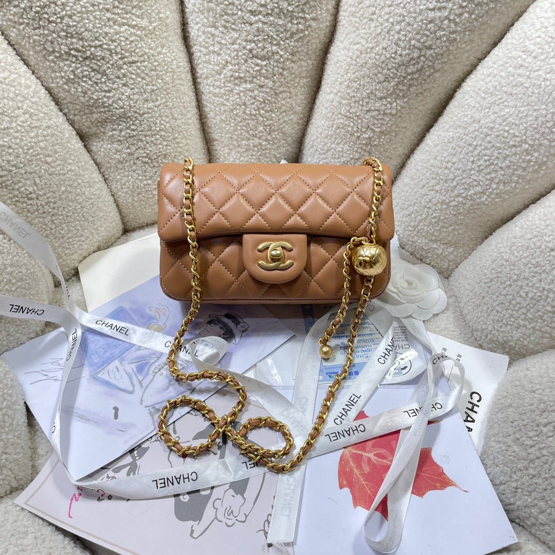 img_0a644df0_20241130_i1732944478_4542_4_jpg CHANEL 26S FLAP BAG 20 IN BROWN LAMBSKIN - Image 1