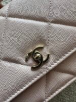 CHANEL 25S MINI FLAP BAG 19 IN LIGHT PINK CAVIAR LEATHER - Image 6