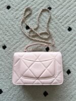 CHANEL 25S MINI FLAP BAG 19 IN LIGHT PINK CAVIAR LEATHER - Image 2