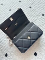 CHANEL 25S MINI FLAP BAG 19 IN BLACK CAVIAR LEATHER - Image 13