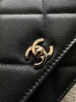 CHANEL 25S MINI FLAP BAG 19 IN BLACK CAVIAR LEATHER - Image 3