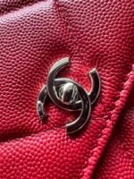 CHANEL 25S MINI FLAP BAG 19 IN RED CAVIAR LEATHER - Image 13