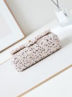 CHANEL 25S FLAP BAG 20 IN LIGHT PINK MIX BLACK SEQUINS - Image 14