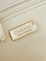CHANEL 25S FLAP BAG 20 IN LIGHT PINK MIX BLACK SEQUINS - Image 8
