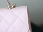 CHANEL 25S KELLY IN PASTEL PINK LAMBSKIN WITH GOLD HARDWARE - Image 13