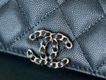 CHANEL 25S KELLY IN BLACK LAMBSKIN WITH GOLD HARDWARE - Image 12