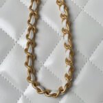 CHANEL 25S MINI FLAP BAG 22 IN WHITE CALFSKIN GOLD HARDWARE - Image 5