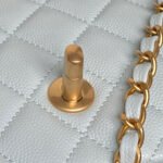 CHANEL 25S FLAP BAG 19 IN LIGHT BLUE CALFSKIN GOLD HARDWARE - Image 7