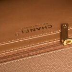 CHANEL 25S FLAP BAG 22 CM IN LIGHT BROWN CAVIAR WITH GOLD HARDWARE - Image 6