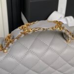 CHANEL 25S FLAP BAG 22 CM IN GREY CAVIAR WITH GOLD HARDWARE - Image 4