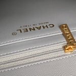 CHANEL 25S FLAP BAG 22 CM IN GREY CAVIAR WITH GOLD HARDWARE - Image 15