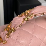 CHANEL 25S FLAP BAG 22 CM IN PINK CAVIAR WITH GOLD HARDWARE - Image 4